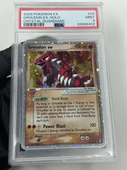 PSA 9 Holo 93/100 EX Crystal Guardians - Pokemon card - Image 1