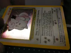RARE POKEMON CLEFAIRY 5/102 Base Set HOLOGRAPHIC Card - Image 3