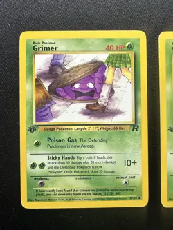 Pokemon TCG 1st Edition 6 Card Lot Base Set, Fossil, Team Rocket MP-HP-DMG - Image 2