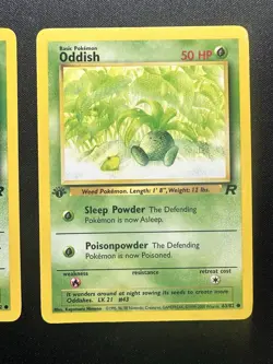 Pokemon TCG 1st Edition 6 Card Lot Base Set, Fossil, Team Rocket MP-HP-DMG - Image 3