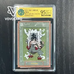 Jiraiya NRCC-QR-005 570/720 Graded CCG 9.5 Ninja Age Naruto Kayou Card - Image 1