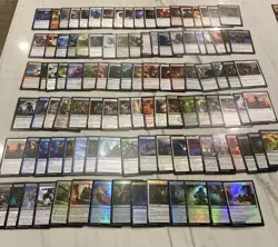 MTG Magic The Gathering Card Lot #213, 100+ Card Lot. Includes 10 FOILS - Image 1
