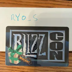 BLIZZCON 2008 World Of Warcraft POLAR BEAR LOOT CARD Big Blizzard Bear MOUNT NEW - Image 2