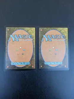 2 x Snow-Covered Mountain - Visions - MTG Magic the Gathering - Land NM - Image 2