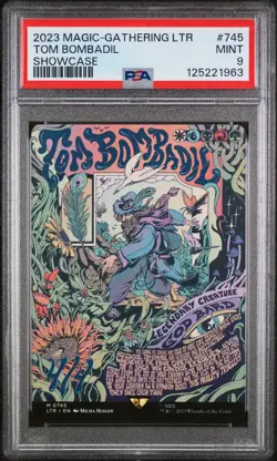 2023 MTG THE LORD OF THE RINGS: TALES OF MIDDLE-EARTH SC #745 TOM BOMBADIL PSA 9 - Image 1