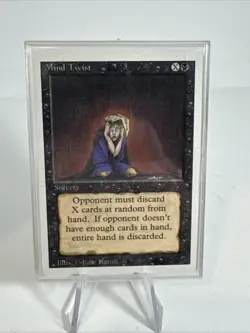 Magic the Gathering ~ MTG ~ 1x Mind Twist ~ LP ~ REVISED - Image 1