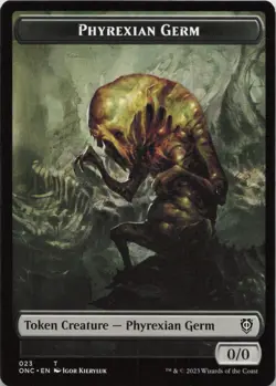Phyrexian Germ Token T Commander: Phyrexia: All Will Be One 23 NM MTG - Image 1
