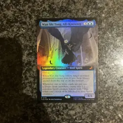 MTG Wan Shi Tong, All-Knowing 0182 Foil (Borderless) Avatar TLE NM - Image 1