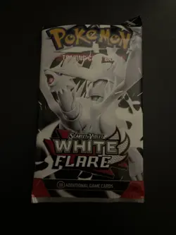 Very Heavy! 22.70g Pokemon TCG SV10.5 White Flare Booster Pack Sealed! - Image 2
