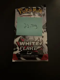 Very Heavy! 22.70g Pokemon TCG SV10.5 White Flare Booster Pack Sealed! - Image 4