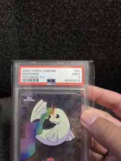 PSA 9 2000 Pokemon Game Topps Chrome Dewgong TV Rare Base Set Series 2 MINT GEM - Image 5