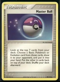 Pokemon Power Keepers #78/108 Master Ball Uncommon, Near Mint or Better - Image 1