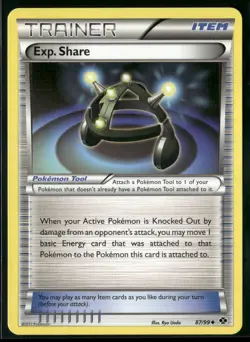 Pokemon * Exp. Share #87/99 Uncommon * Next Destinies * Near Mint or Better - Image 1