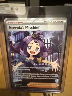 Acerola’s Mischief Pokemon 165/132 Mega evolution English - Image 1