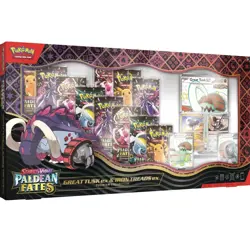 Pokemon TCG Great Tusk Iron Threads Ex Premium Collection - Image 1