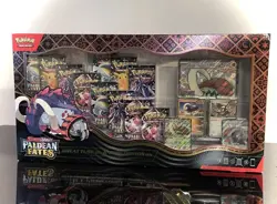 Pokemon Paldean Fates Great Tusk & Iron Treads EX Premium Collection Box Sealed - Image 1