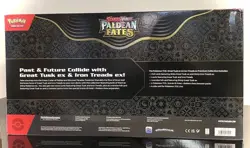 Pokemon Paldean Fates Great Tusk & Iron Treads EX Premium Collection Box Sealed - Image 2