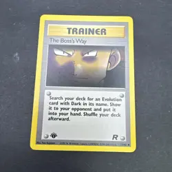 Pokemon TCG | The Boss's Way 1st Edition Team Rocket 73/82 | Near Mint - Image 1