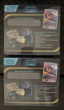 Pokemon Mega Evolution Phantasmal Flames Elite Trainer Box ETB Lot Of 2 Sealed - Image 2