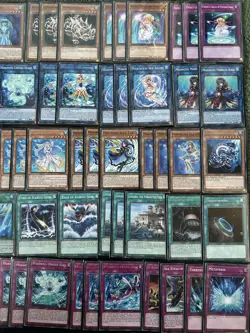 YuGiOh 70 Card Marincess Link Deck w/30 Extra &Side Marincess Dive Springirl Etc - Image 4