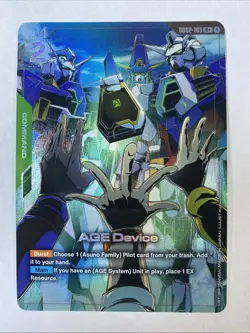 Gundam TCG Card Game Dual Impact GD02-103 R+ AGE Device Command Alt Art Rare *hl - Image 1