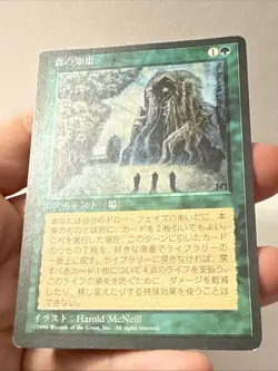 Sylvan Library Japanese LP [FBB 4th Edition] Mtg Magic Trading Card - Image 2