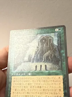 Sylvan Library Japanese LP [FBB 4th Edition] Mtg Magic Trading Card - Image 3