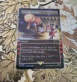MTG Secret Lair Sonic Open the Armory Foil Card 2089 AUC - Image 1