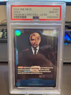 Sanji (Premium Card Collection -Live Action Edition-) P-050 One Piece PSA 10 - Image 1