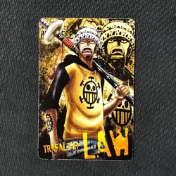 S0486 Trafalgar Law 010 Japanese One Piece Memorial Log Card Bandai - Image 1