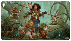 Wilds of Eldraine Ellivere of the Wild Court Standard Card Playmat for Magic - Image 1
