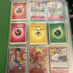 One Piece CCG The Best OP-PRB-01 English Partial Master Set lot of 300+ Cards!!! - Image 1