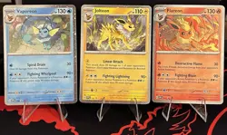 Prismatic Evolutions Poster Collection Cosmos Holo Promo Card Set - Cards Only - Image 1