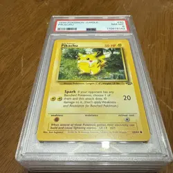 Pokemon jungle red cheeks pikachu psa graded 8 card 60/64 1999 - Image 2