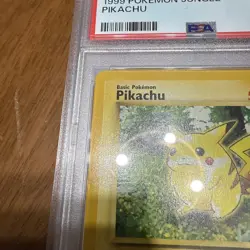 Pokemon jungle red cheeks pikachu psa graded 8 card 60/64 1999 - Image 3