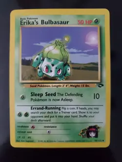 Erika's Bulbasaur 39/132 Uncommon Pokemon TCG Card Gym Challenge Near Mint NM - Image 1