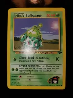 Erika's Bulbasaur 39/132 Uncommon Pokemon TCG Card Gym Challenge Near Mint NM - Image 3