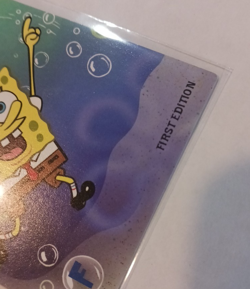 Spongebob Squarepants 2003 Aquatic Amigos #AA-001 First Edition Rookie Card NM - Image 3