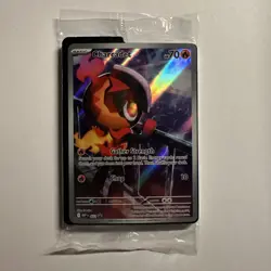 Charcadet 22 Black Star HOLO Promo Phantasmal Flames SEALED Pack Pokemon Card - Image 1