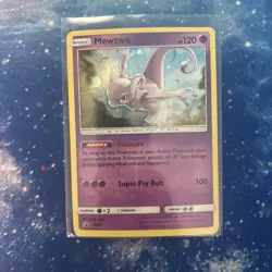 Pokemon TCG Mewtwo SM77 Black Star Promos Holo Card 2017 NM/LP Condition - Image 1