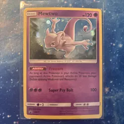 Pokemon TCG Mewtwo SM77 Black Star Promos Holo Card 2017 NM/LP Condition - Image 3