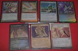 MTG 7x misc rares foils uzra's blueprints magic card lot LP - Image 1
