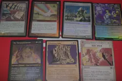 MTG 7x misc rares foils uzra's blueprints magic card lot LP - Image 4