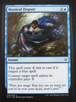 Mystical Dispute - ELD - Mtg Card #5DZ - Image 1