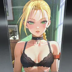 Cammy White Anime Waifu Card Doujin ACG Goddess Holo - Image 1