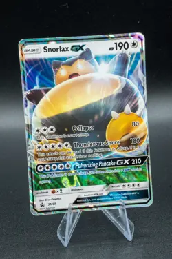 Pokemon TCG Snorlax GX SM05 Full Art Ultra Rare Holo Card Sun & Moon Promo MP - Image 1