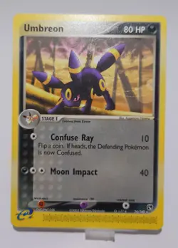 Umbreon Non Holo Rare 2003 Pokemon EX Sandstorm Card 24/100 - Image 1