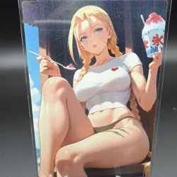 Cammy White Anime Waifu Card Doujin ACG Goddess Holo - Image 2