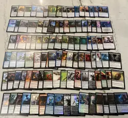 MTG Magic The Gathering Card Lot #227, 100+ Card Lot. Includes 10 FOILS - Image 1