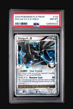 2009 Pokemon Platinum Dialga G LV. X Holo Card 122/127 PSA 8 NM Mint New Cert - Image 1